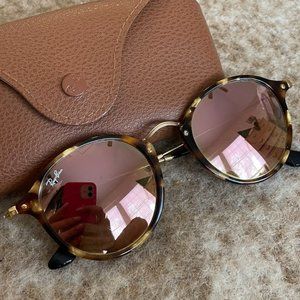 Round Fleck Ray Ban Sunglasses